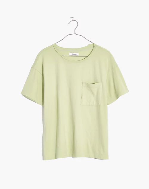 Softfade Cotton Oversized Pocket Tee | Madewell