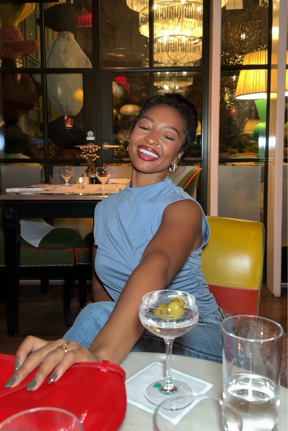 Circling back to this blue mock neck top I wore in NYC after my first TV appearance 🍸🩵

#LTKootd #LTKgrwm