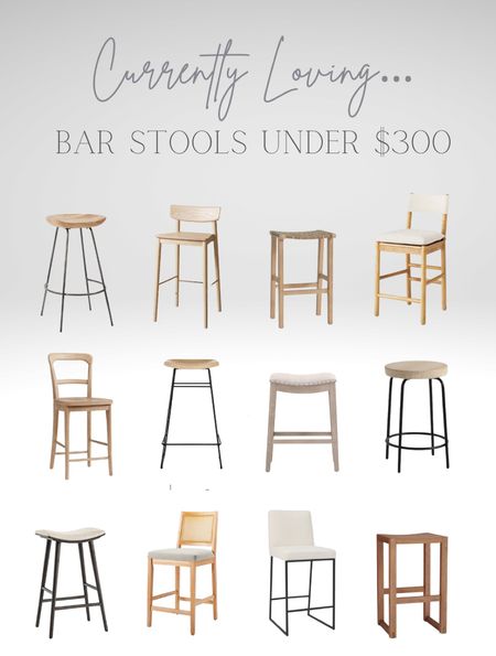 Currently Loving | Bar stools under $300

#barstools #neutralhomeinspo #kitchendesign

#LTKhome