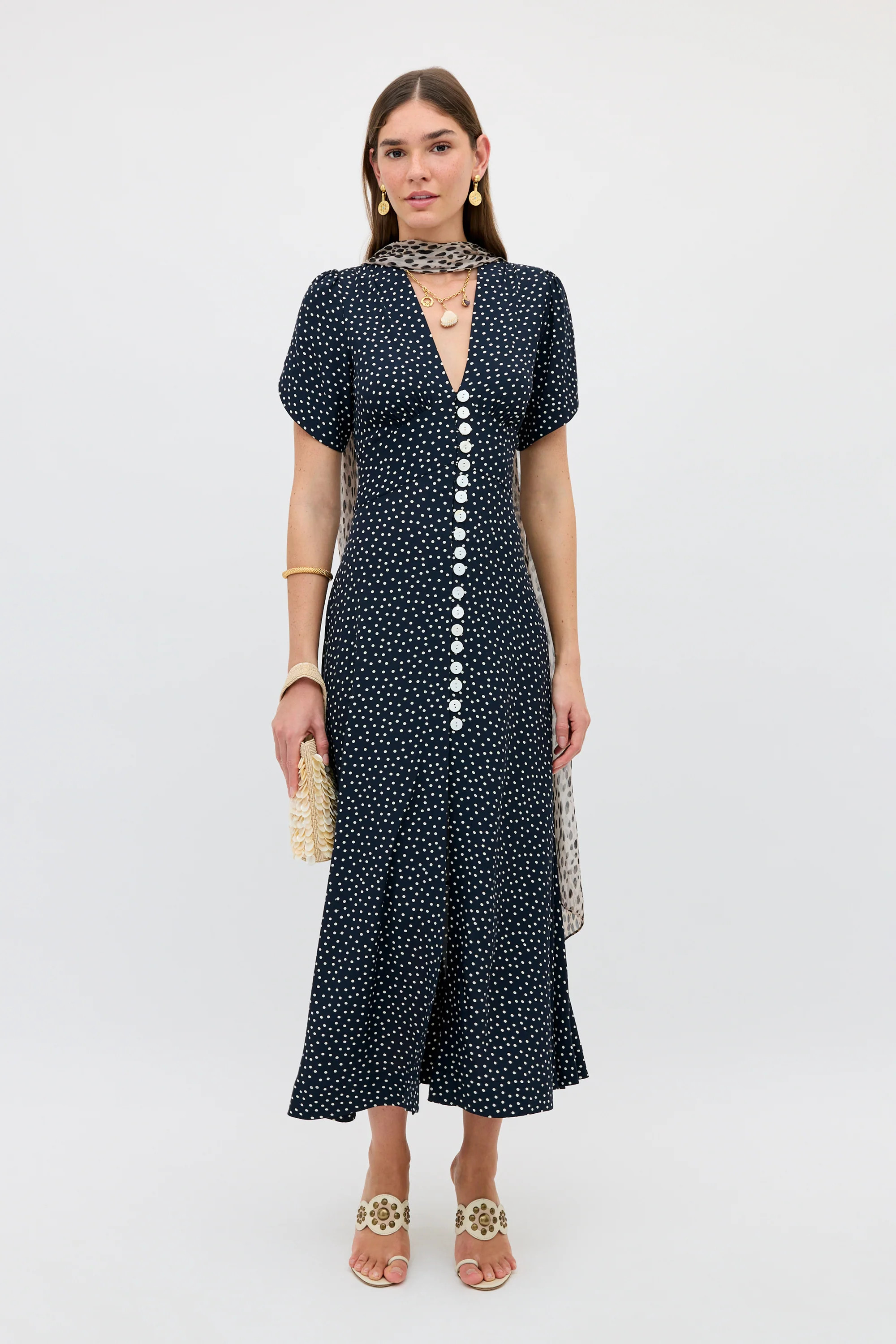 Novara - Painted Spot Midnight Navy | Rixo