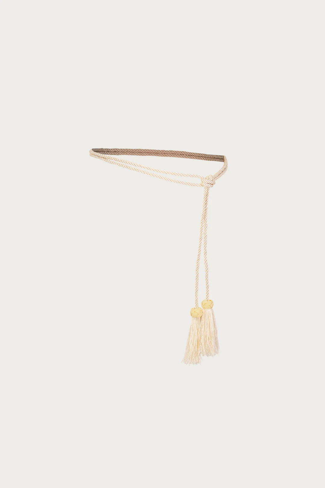 Tassel Rope Belt (Cream) | SAME