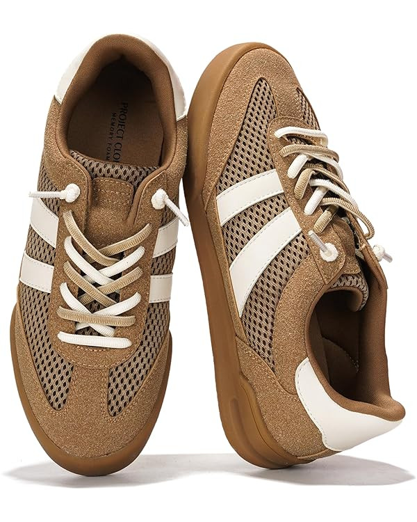 Project Cloud Casual Sneakers for Women - Memory Foam Insoles Lace-Up Womens Shoes and Lightweigh... | Amazon (US)