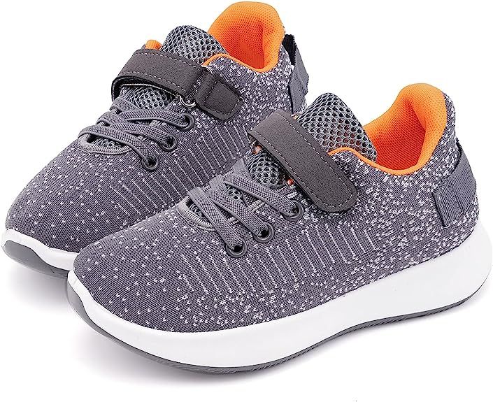Toandon Toddler Kids Knit Breathable Athletic Sport Sneakers for Age 3-11 | Amazon (US)