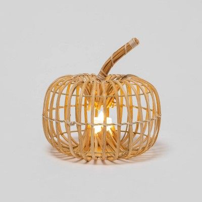 Harvest Round Chipwood Pumpkin Lantern - Hyde &#38; EEK! Boutique&#8482; | Target
