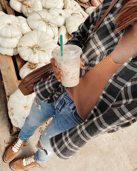 Affordable fall outfit inspo / linking plaid shirt jackets 

#LTKstyletip
