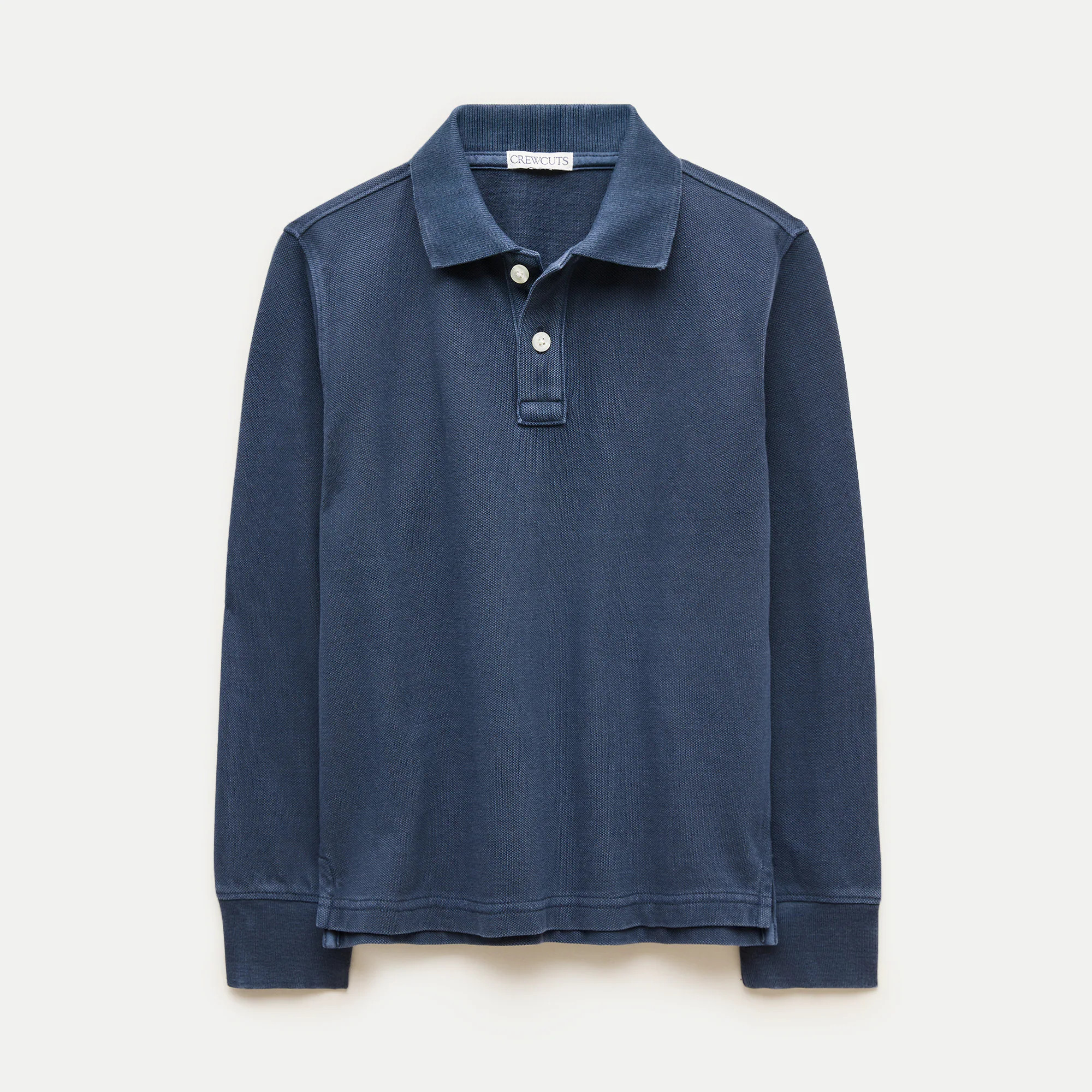 Kids' long-sleeve washed piqué polo shirt | J. Crew US