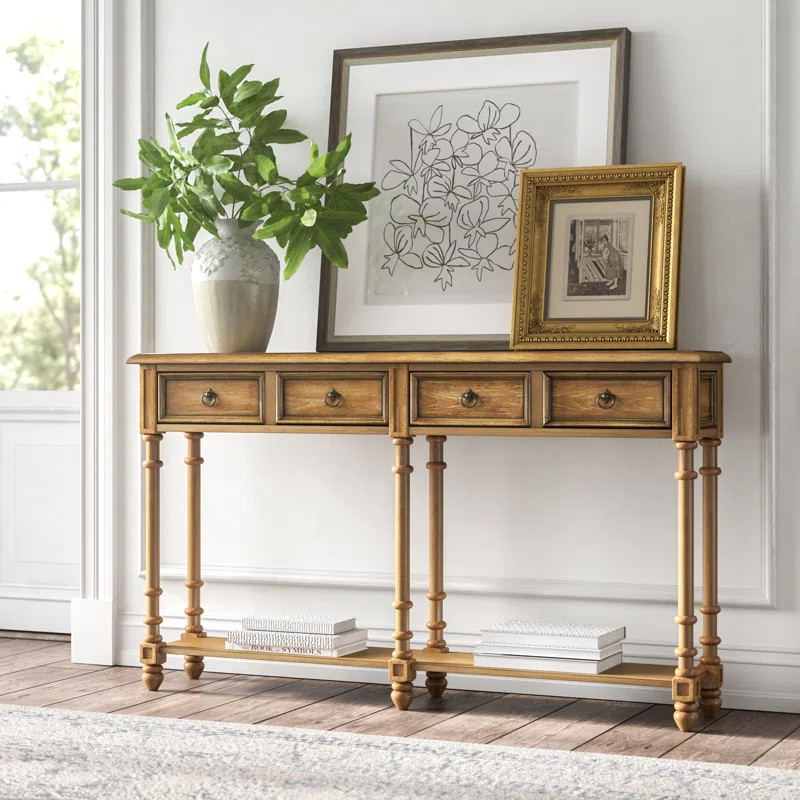 Belichick 58" Solid Wood Console Table | Wayfair North America