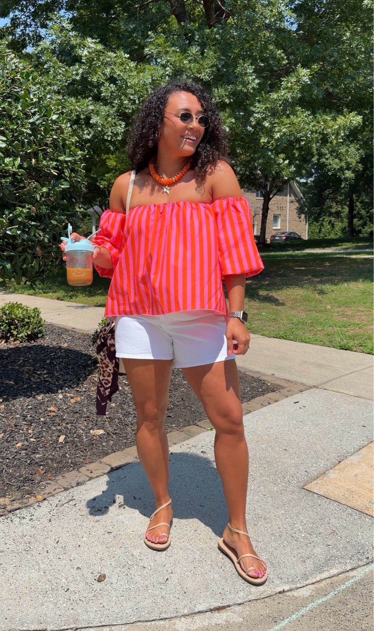 Size medium shein top and 29 Abercrombie shorts I am 5”4 around 165lb #abercrombie #shein #ootd

#LTKgrwm #LTKootd #LTKvlog