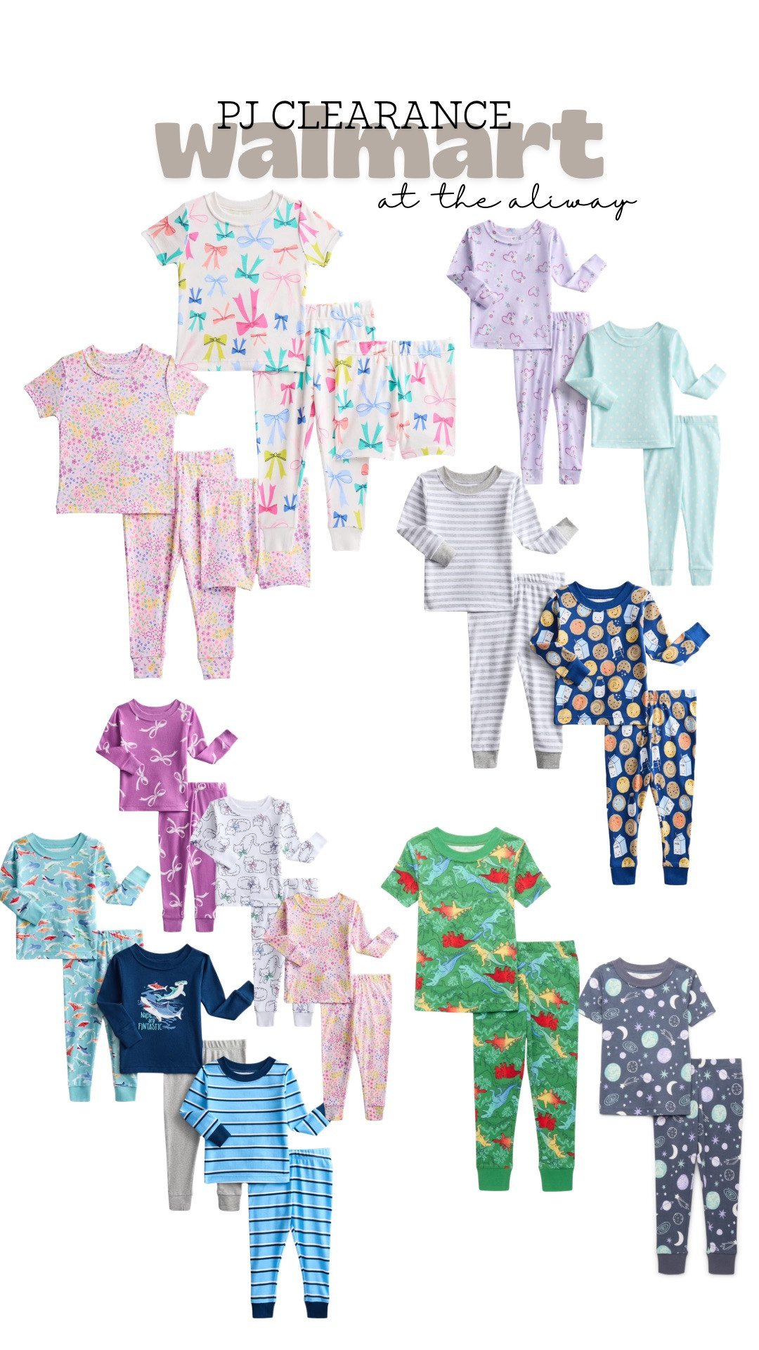 Walmart Clearance, so many good deals for cotton pjs for spring, available in 12m-5t.  

 #LTKSpringSale #LTKSaleAlert #LTKKids