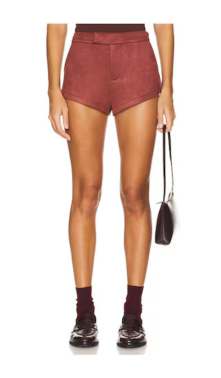 The Elliot Short in Burgundy | Revolve Clothing (Global)