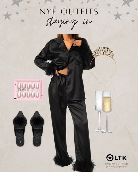 NYE Outfits: Staying in ✨

I love a chic pj set to celebrate and ring in the new year!!! 

#nye #nyeoutfits #nyestayingin #newyears #newyearseve #featherpajamas #pajamaset #slippers #birdies 

#LTKshoecrush #LTKHoliday #LTKparties