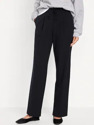High-Waisted Pull-On Billie Straight Trouser | Old Navy (US)