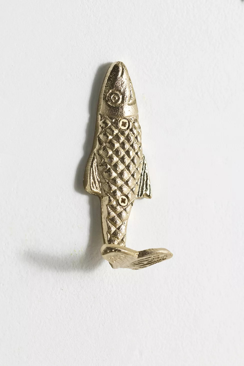 Fish Metal Wall Hook | Urban Outfitters (US and RoW)
