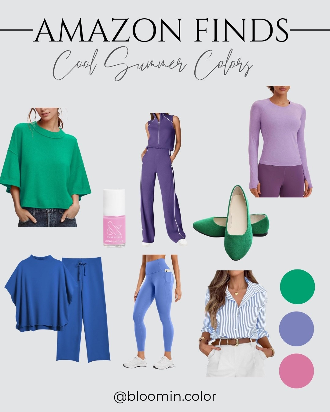 Cool / True Summer 
12 season color analysis 

#LTKFindsUnder50 #LTKSeasonal #LTKStyleTip