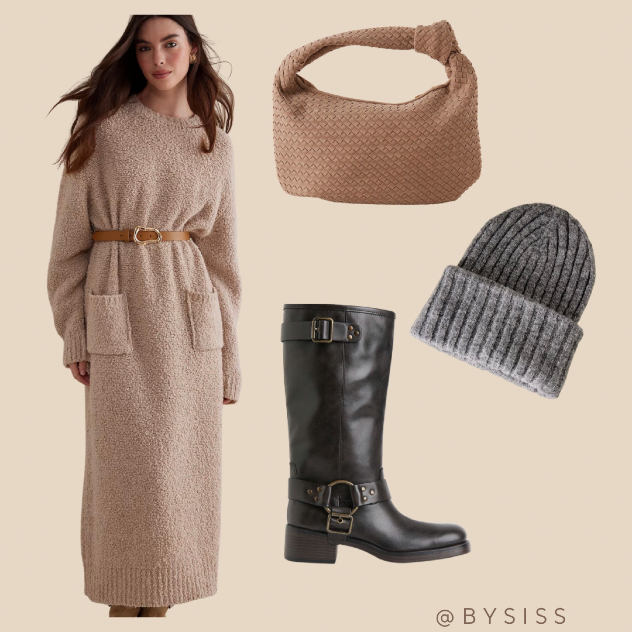 Autumn ready.

Knitted dress, biker buckle boots, anthropology, knitted hat, big bag, oversized bag, outfit, fall inspiration 

#LTKworkwear #LTKstyletip #LTKSeasonal