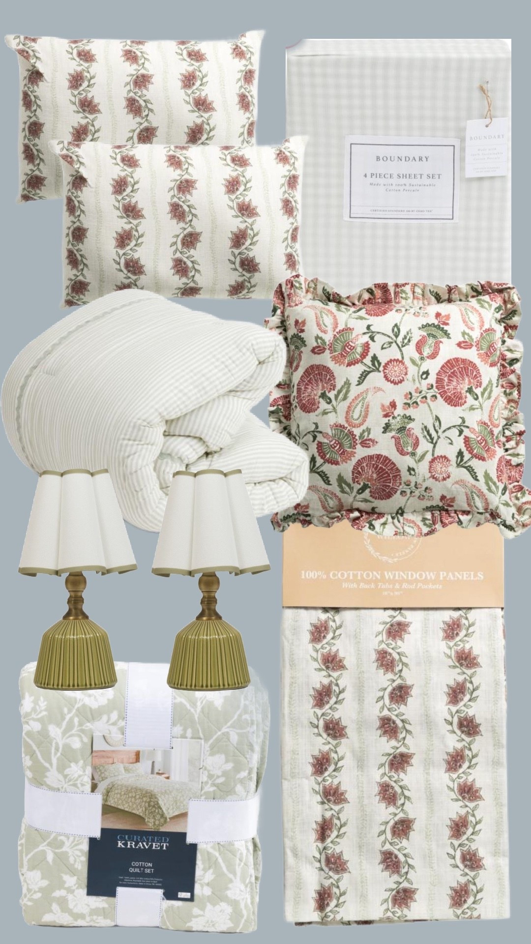 Pattern mixing bedroom links 💚

#LTKHome