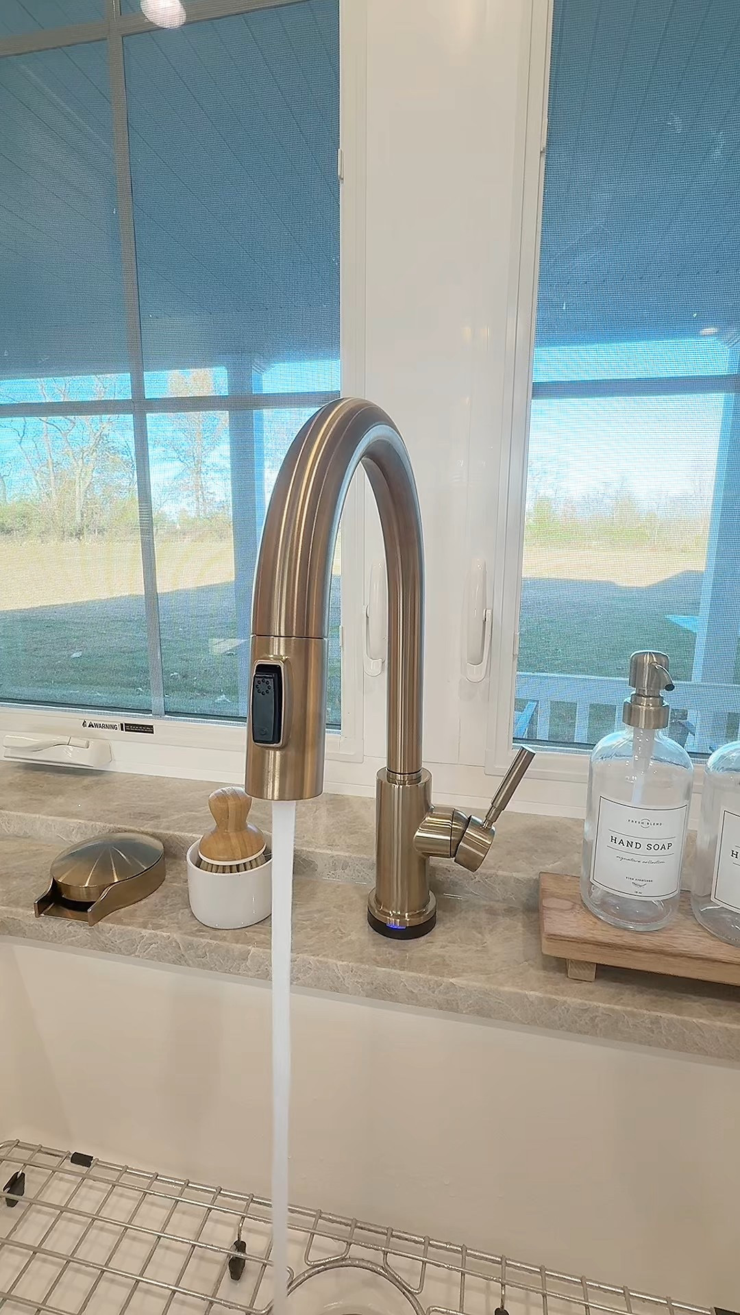 If you’ve ever wondered whether the touch and touchless faucet features are actually worth it… yes. Yes they are. This is one of my favorite things in this kitchen.

@Delta Faucet for the win! Find this one exclusively at @Lowe’s - and linked on my LTK 😊

#kitchengadgets #kitchendesign #touchlessfaucet #newbuildhomes #modernkitchen 

#LTKSaleAlert #LTKHome