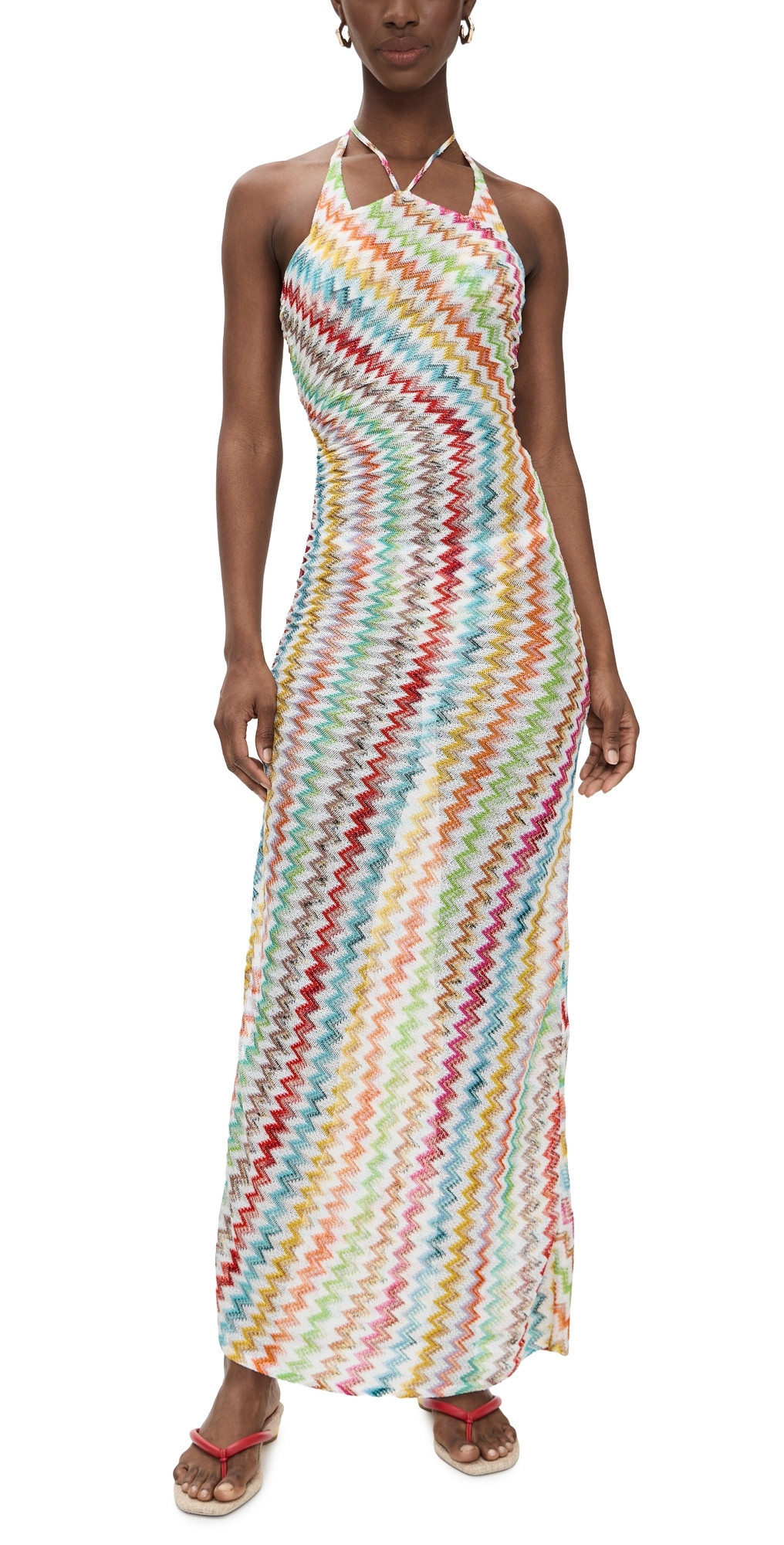 Missoni Long Cover Up MULTICOLOR w/WHITE BASE 44 | Shopbop