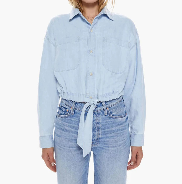 Tied Up In Knots Long Sleeve Top In Travelling Light | Shop Simon