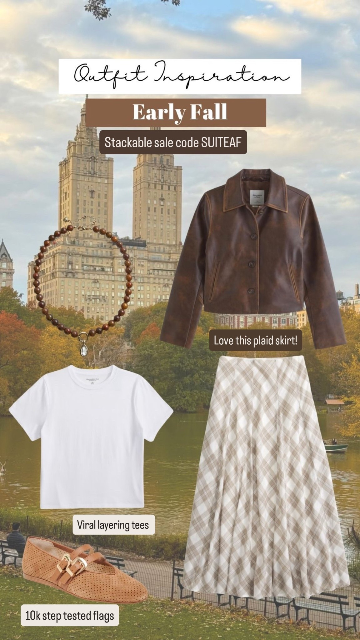 Fall outfits for women. Abercrombie stackable sale code SUITEAF 
.
Plaid skirt, skirt outfit

#LTKSaleAlert #LTKSeasonal