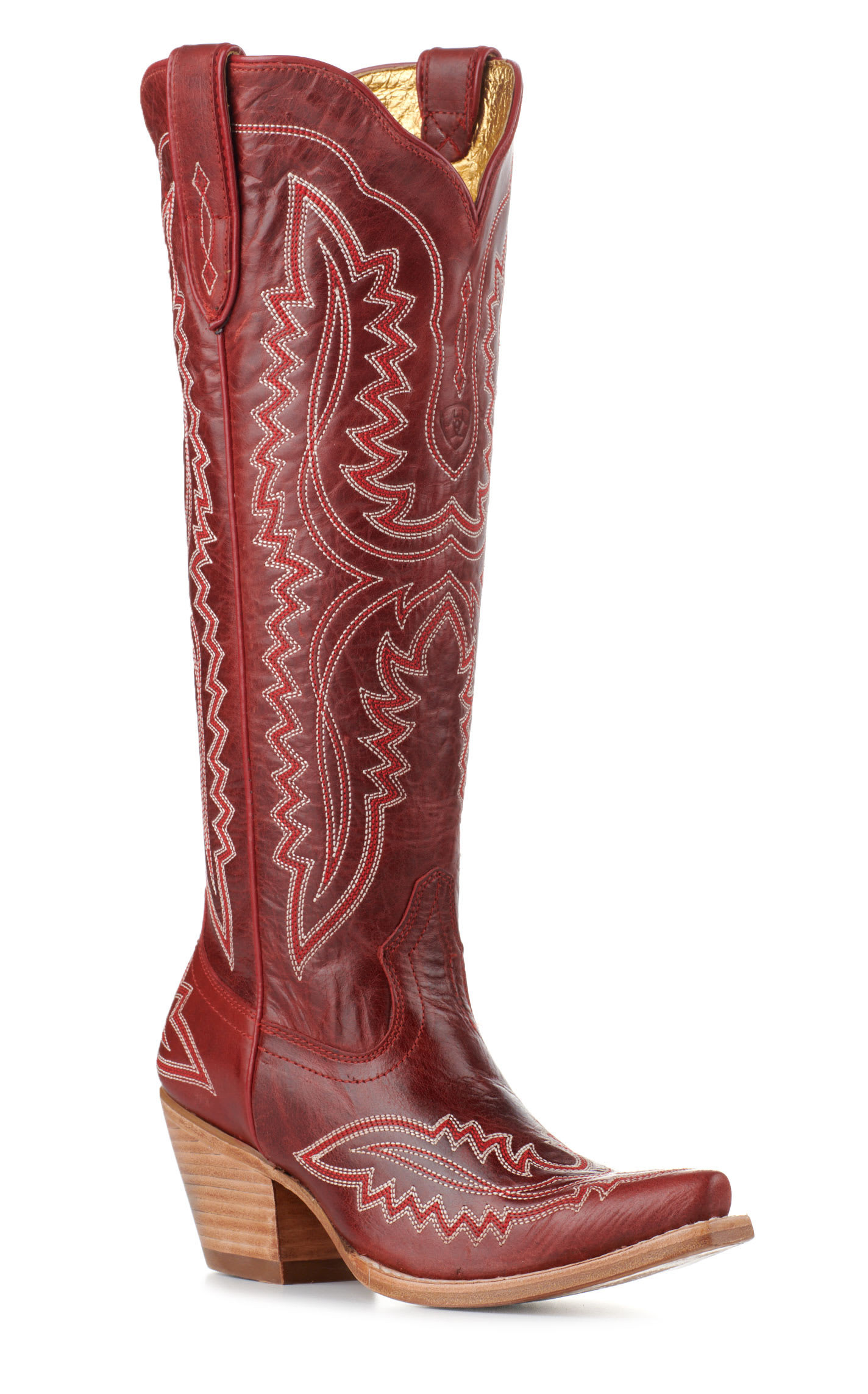 Ariat Women's Casanova Red Alert Snip Toe Tall Cowboy Boots - 9.5xB - From Cavender's | Cavender's