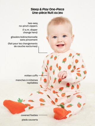 Two Way Zipper Pajamas | Old Navy (CA)