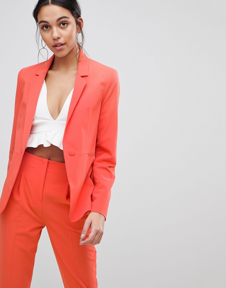 ASOS DESIGN Mix & Match Tailored Blazer - Pink | ASOS US