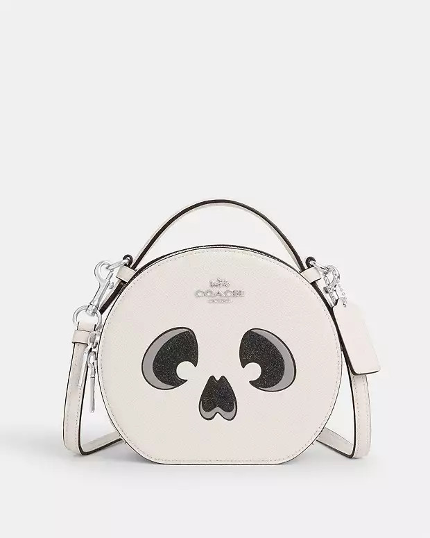 Canteen Crossbody Bag With Halloween Ghost Face Print | Coach Outlet US