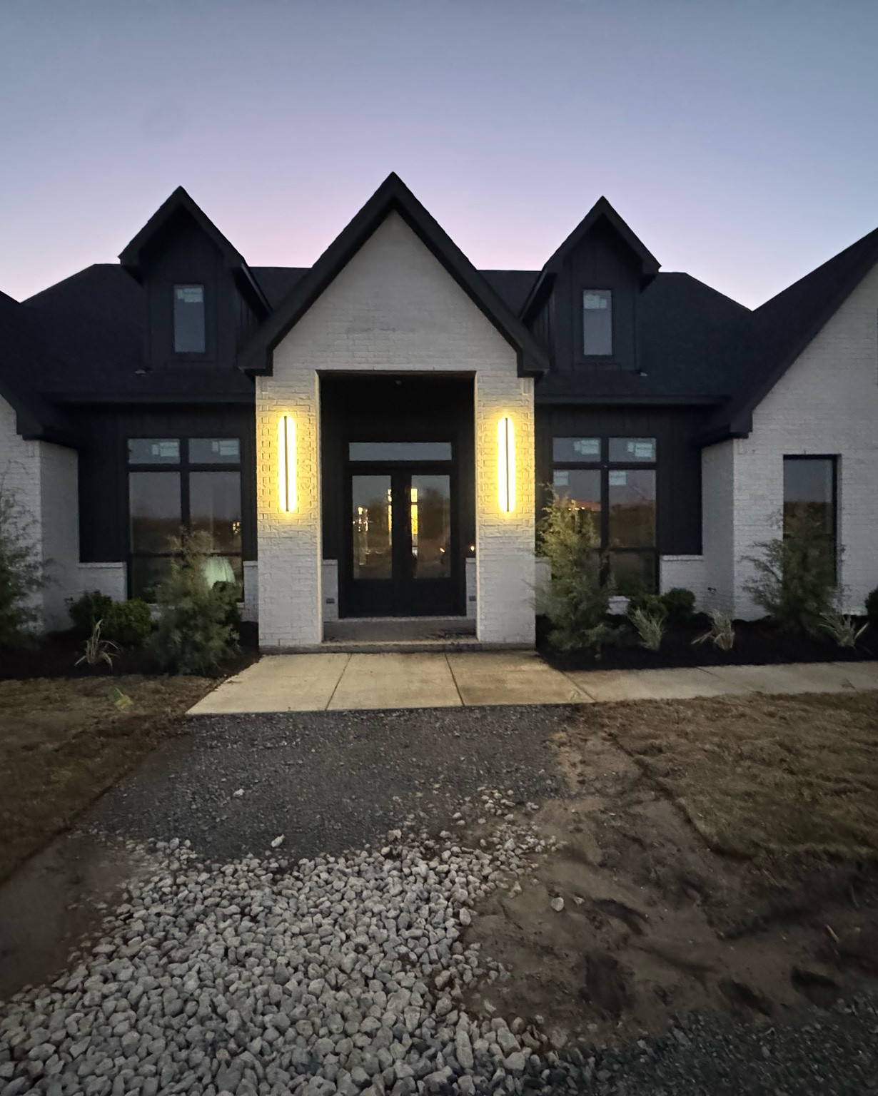 I am obsessed with these exterior modern lights!!! They have different light settings too! These are the 4’ size #home #homelighting #modernhome #modernlighting

#LTKHome