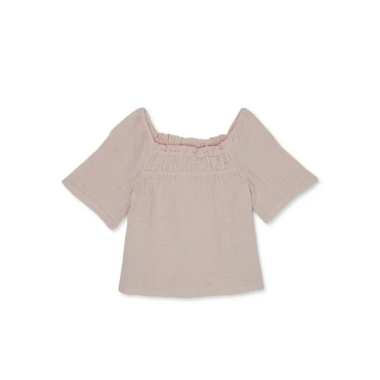 easy-peasy Toddler Girl Swiss Dot Top, Sizes 18M-5T | Walmart (US)