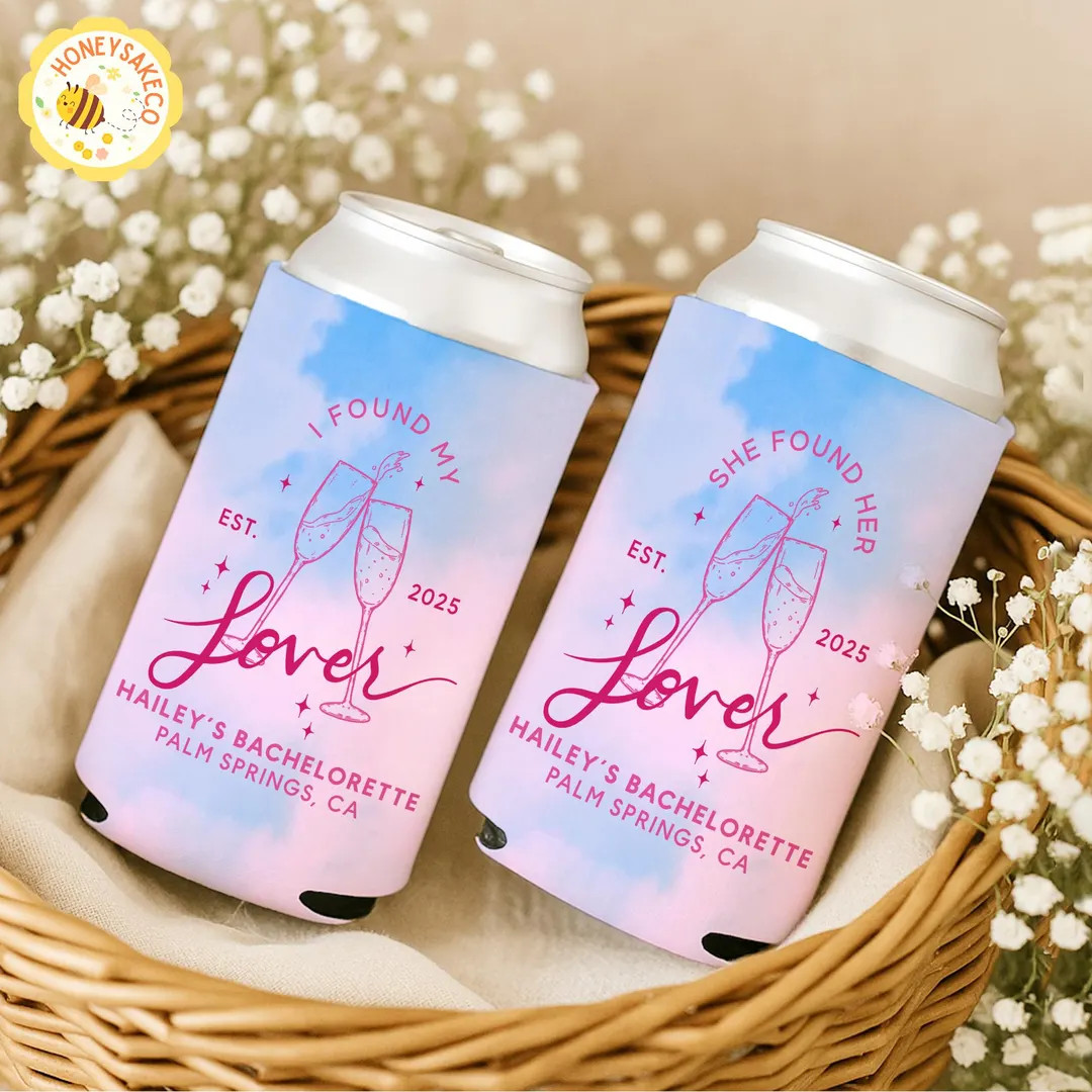 Custom Bachelorette Party Can Cooler, Lover Theme Bridal Shower Gifts, Custom Bachelorette Party ... | Etsy (US)