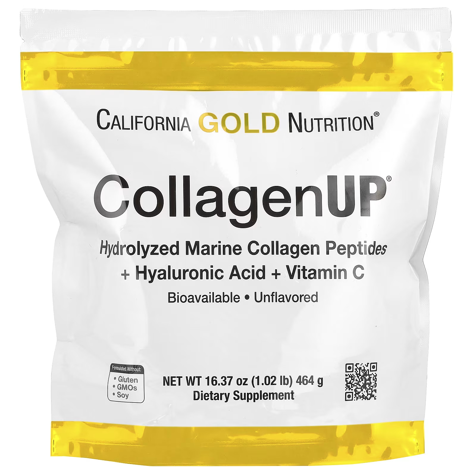 CollagenUP®, Hydrolyzed Marine Collagen Peptides with Hyaluronic Acid and Vitamin C, Unflavored,... | iHerb
