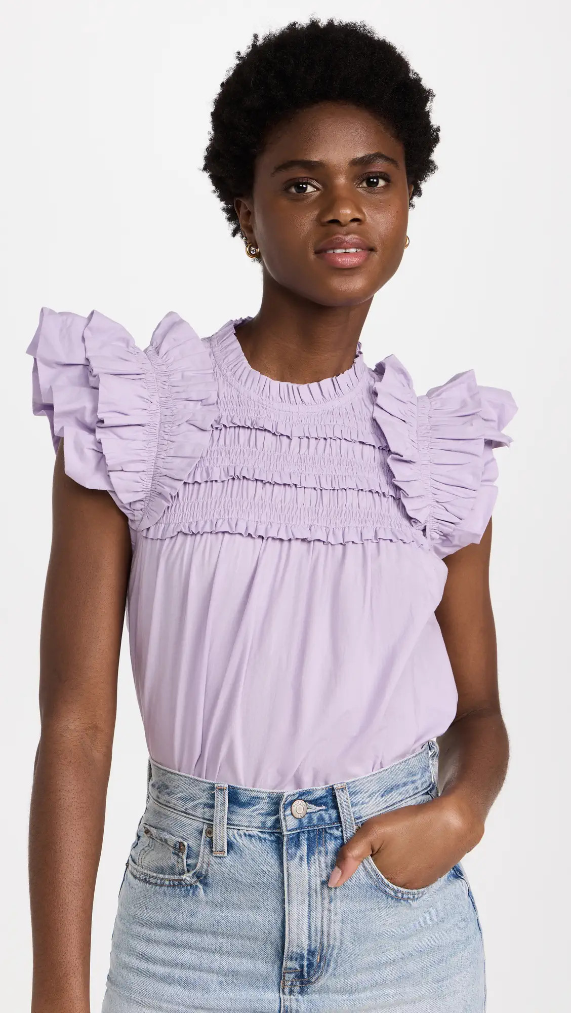 Sea Flutter Sleeve Top | Shopbop | Shopbop