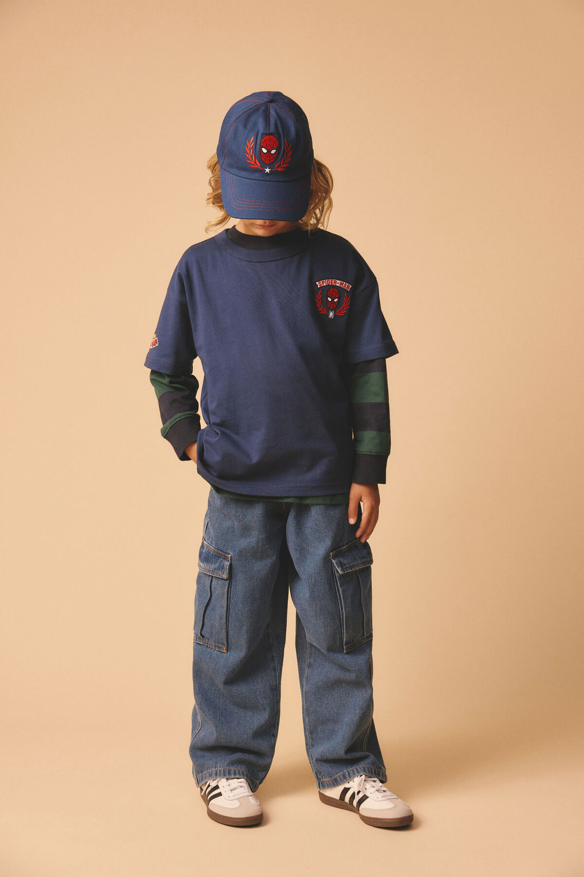 Spiderman Drop Shoulder Short Sleeve Tee | Cotton On (US)