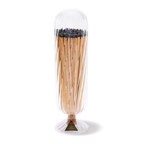 Skeem Helix Fireplace Glass Match Cloche With Striker - Includes 120 Long Black-Tipped Matches - ... | Amazon (US)