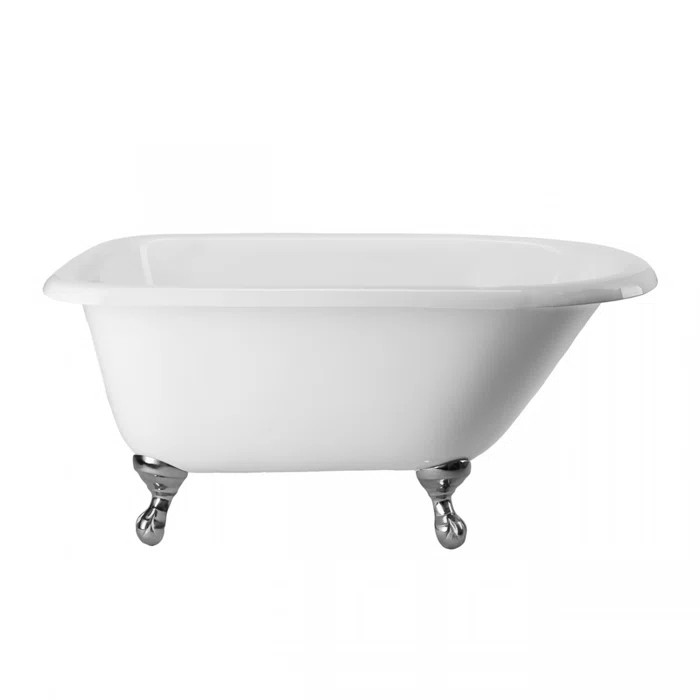 CH48RT0WRBCM Norfolk 49" x 30" Clawfoot Soaking Bathtub | Wayfair North America