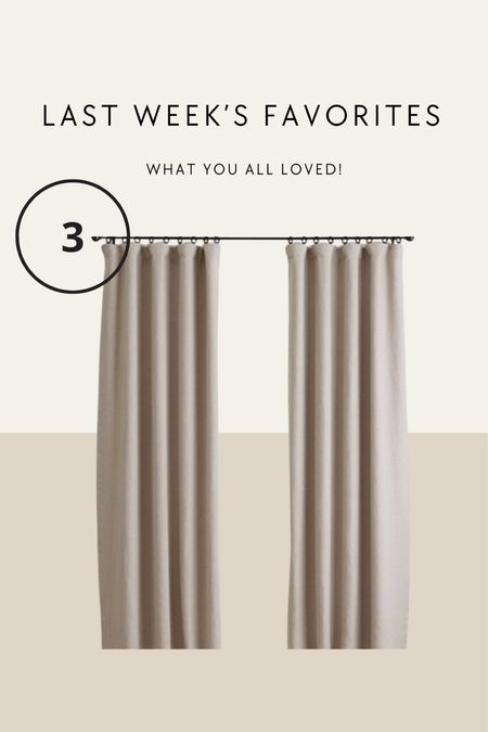 Pottery barn custom black out linen curtains- I have these in the office and love them! 

#LTKHome #LTKStyleTip