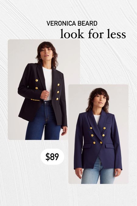 Veronica Beard look for less. Love this navy structured blazer 💫



#LTKfindsunder100 #LTKworkwear #LTKstyletip