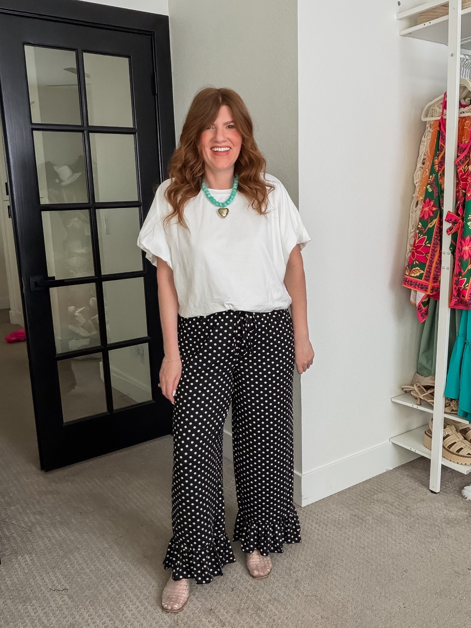 Comfy polka dot pants! Size medium. 

#LTKootd #LTKPetite #LTKSaleAlert