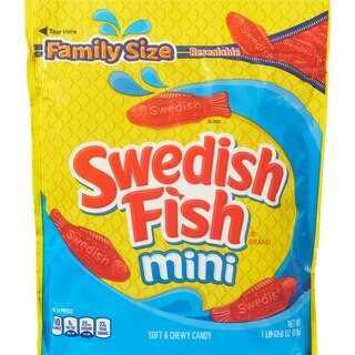 Swedish Fish Mini Soft & Chewy Candy Family Size Bag, 30.4 oz | CVS Health