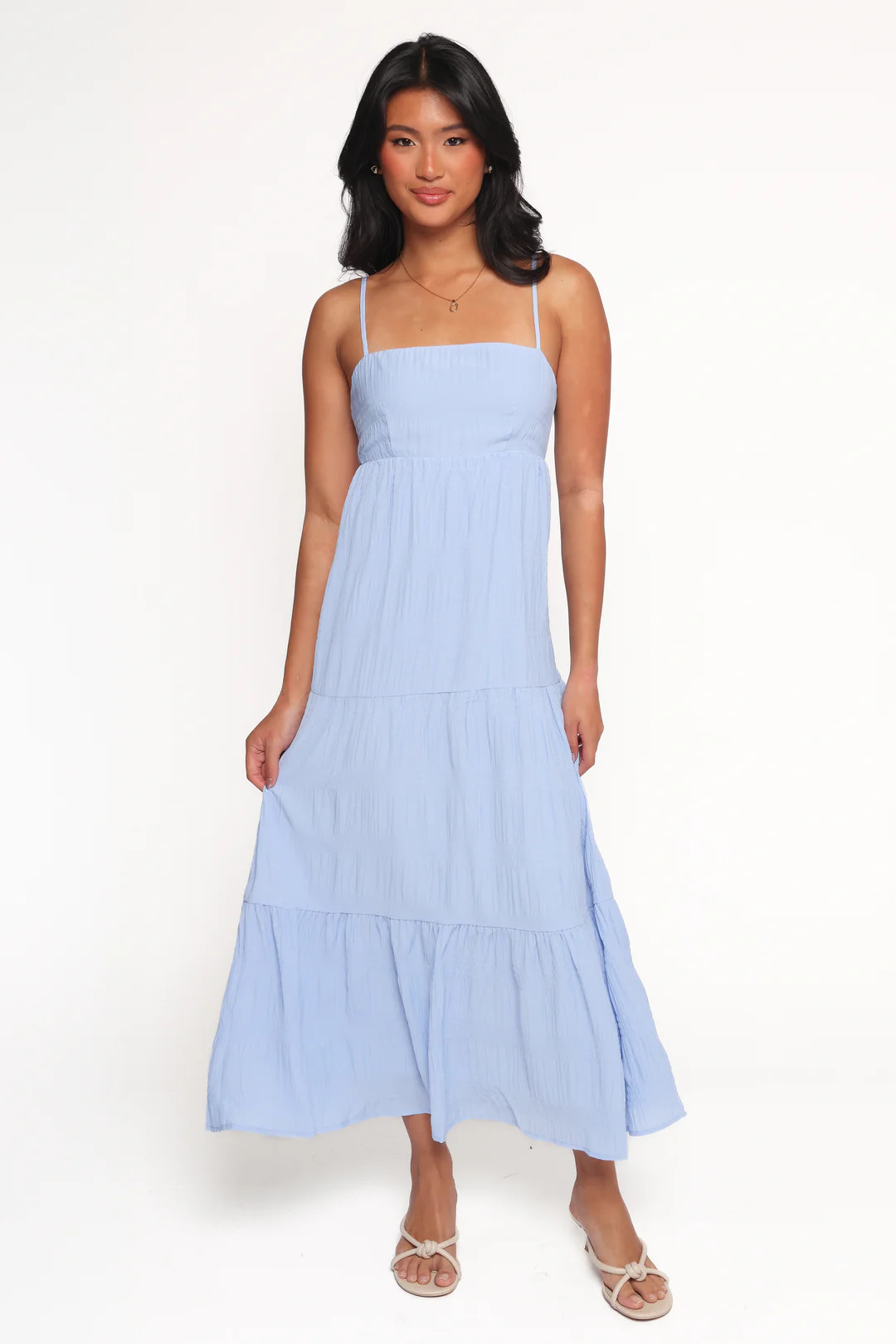 Nina Maxi Dress - Dusty Blue | Petal & Pup (US)