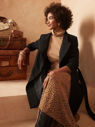 Petite Long City Coat | Banana Republic Factory