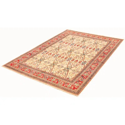 One-of-a-Kind Heinzhermann Hand-Knotted New Age 7'9" x 10'8" Wool Area Rug in Ivory/Red | Wayfair North America