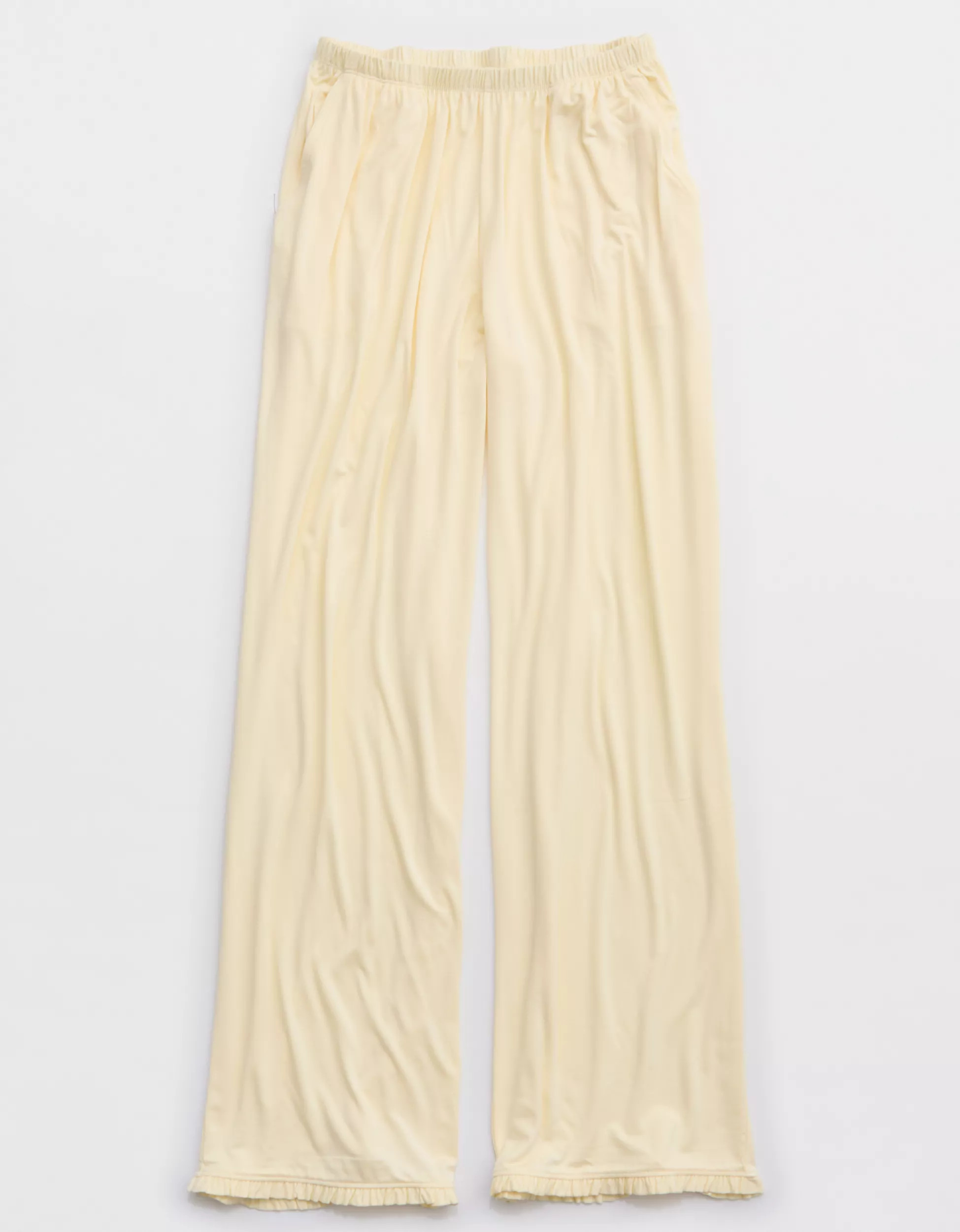 Aerie Real Soft® Ruffle Trouser PJ Pant | Aerie