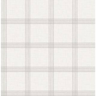 Twain Dove Plaid Strippable Roll (Covers 56.4 sq. ft.) | The Home Depot