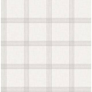 Twain Dove Plaid Strippable Roll (Covers 56.4 sq. ft.) | The Home Depot