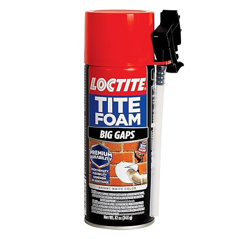 Loctite Tite Foam Big Gaps Spray Foam Sealant, Polyurethane Expanding Insulation - 12 fl oz Can, ... | Amazon (US)