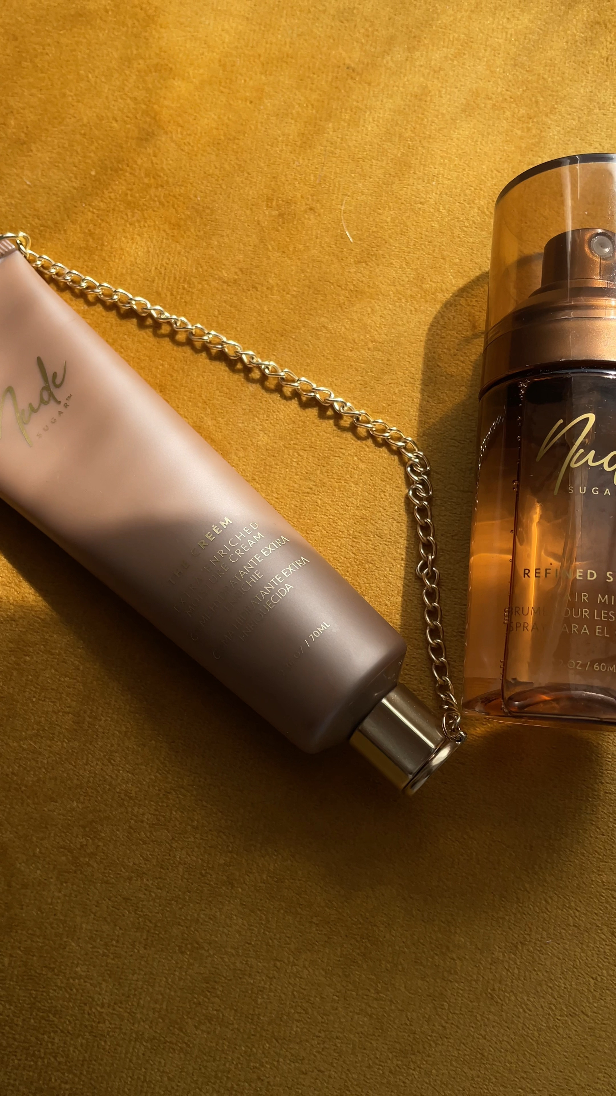 Testing out Toni Braxton’s Nude Sugar Body Line. Featuring mini travel body creme and hair spray to refresh your fragrance 

#LTKtravel #LTKbeauty #LTKGiftGuide