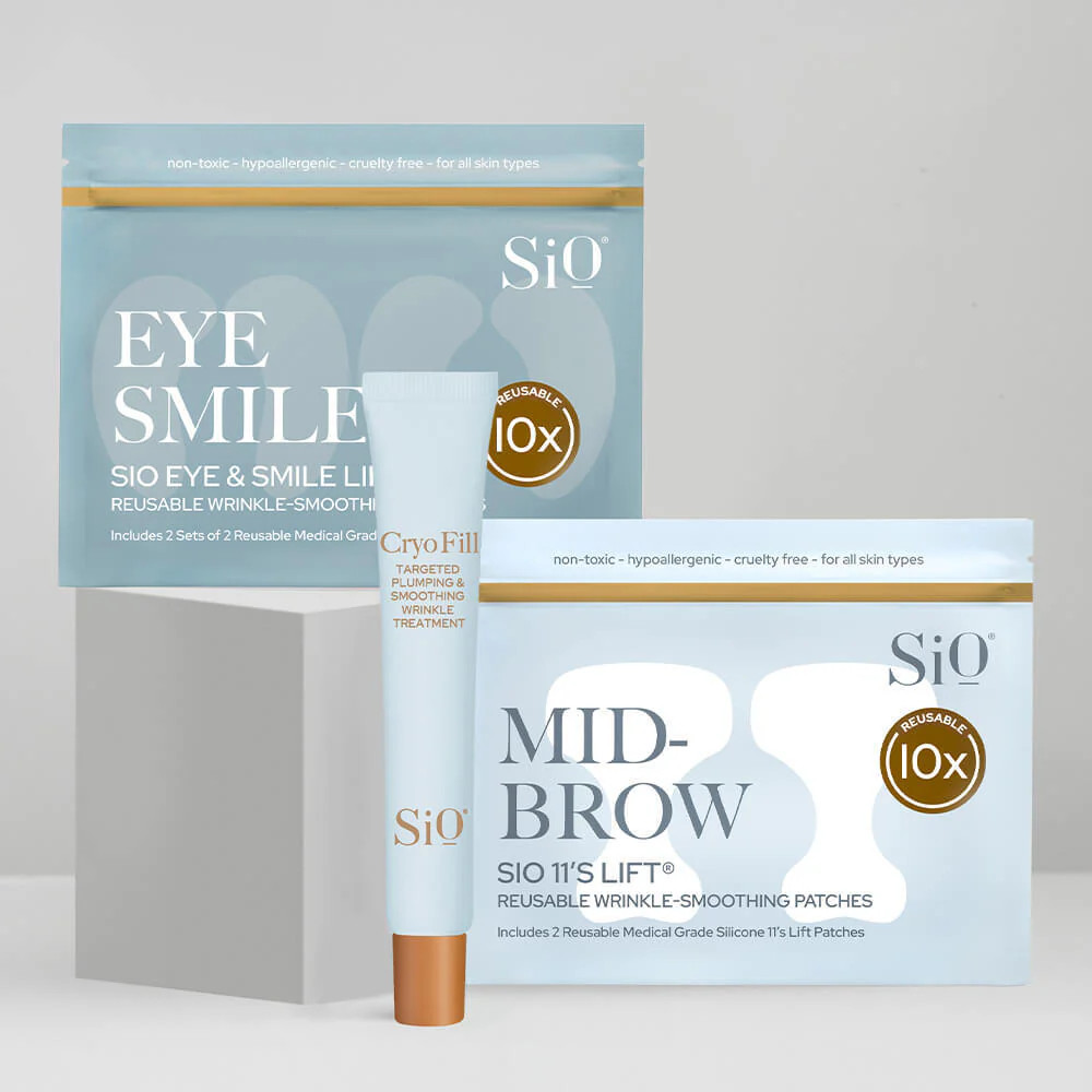 Skincare Set for Laugh Lines, Crow's Feet, and 11 Lines | SiO Beauty | SiO Beauty