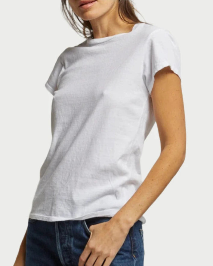 Sheryl Basic Tee White / L | WEST2WESTPORT